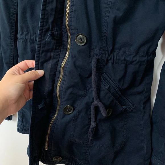 Hollister All Weather Full Zip Hooded Women’s Size XS Blue Comfort Casual Warm - Picture 12 of 16